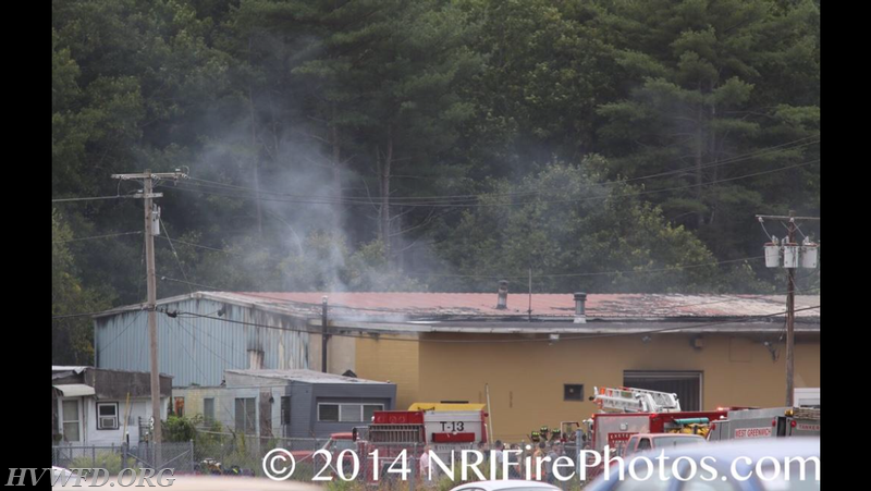 Industrial Dr (Exeter, RI) Comercial Fire 9/9/14